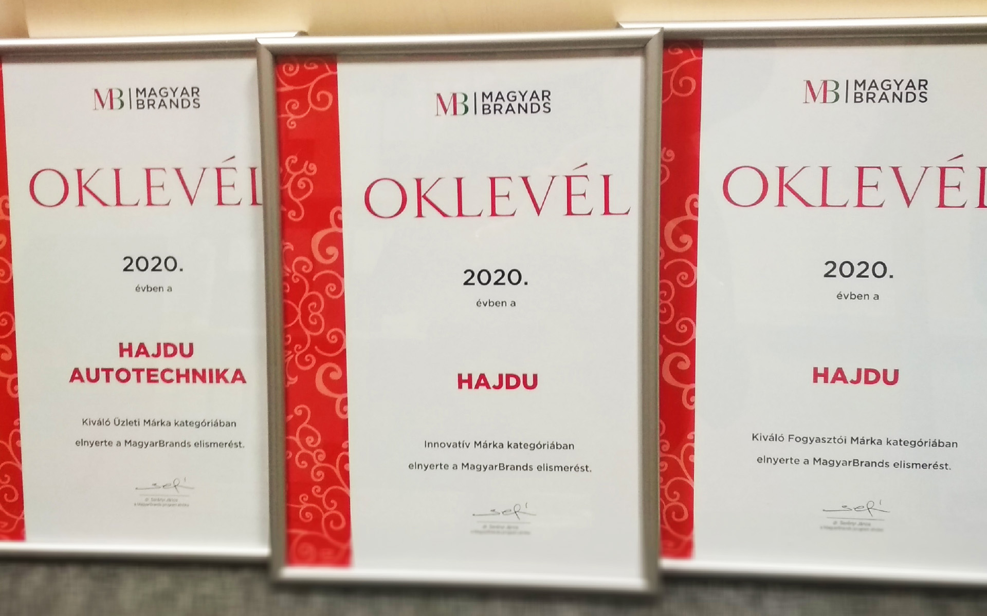 Tagvállalatainkat díjazták